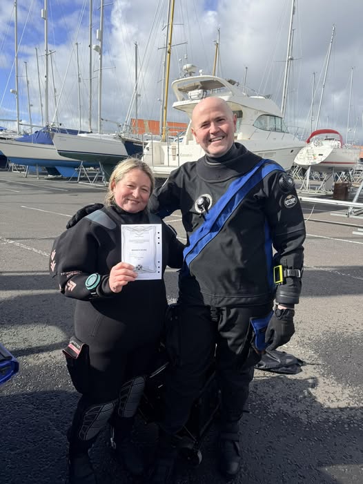 Lisanne getting her Branch Diver March 2026