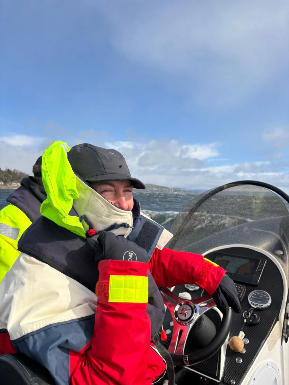 Jemma driving, look ahead!!!!